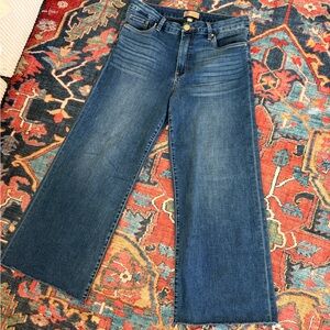 Kut from the Kloth Meg Fab ab Wide-Leg Dark Blue Jeans